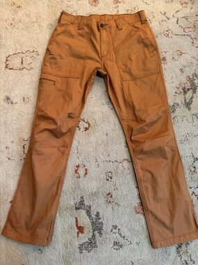 Carhartt Men's Rust Brown Utility Pants - Durable Everyday Trousers